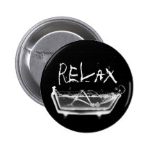 Badewanne-Röntgenstrahl-Skeleton Schwarzes u. Weiß Anstecknadelbutton