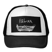 Badewanne-Röntgenstrahl-Skeleton Schwarzes u. Weiß Retrocap