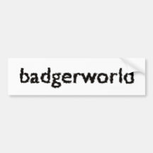 badgerworld Autoaufkleber