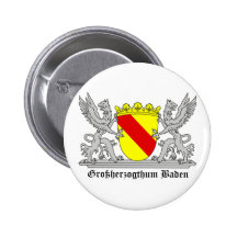 Badischer Greif mi Schrift Großherzogtum Baden Button