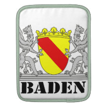 Badisches Wappen Badischer Greif mi Schrift Baden Sleeves Für iPads