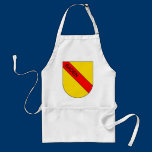 Badisches Wappen mit Schrift schürzen