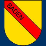 Badisches Wappen mit Schrift t-shirts