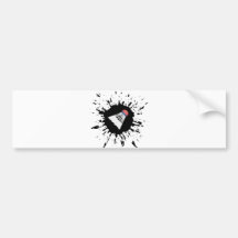 Badminton-Explosion Auto Sticker