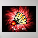Badminton-Piepmatz Plakatdruck
