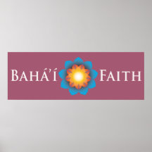 Bahá'í Glaube Plakatdruck