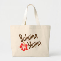 Bahama Mutterentwurf mit Hibisucus Blume Taschen