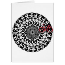 Bahn-Fahrrad-Mandala Karten