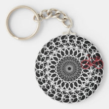 Bahn-Fahrrad-Mandala Schlüsselband