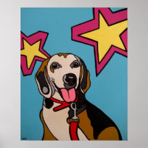 "Bailey" Druck Poster
