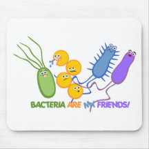 Bakterielle Freunde Mousepads