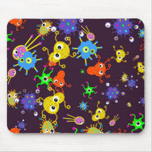 Bakterien-Tapete Mousepads