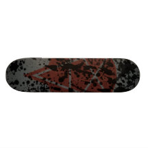balcksplatter skateboard deck