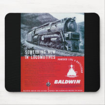 Baldwin sich fortbewegende Turbine-Lokomotive Damp Mousepad