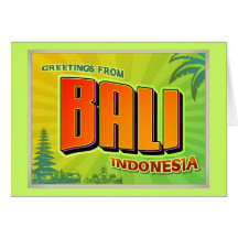 BALI GRUßKARTE