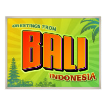 BALI POSTKARTEN
