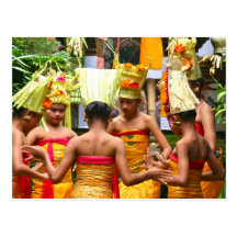 Balinese-Tempel-Widmungs-Festival Postkarte