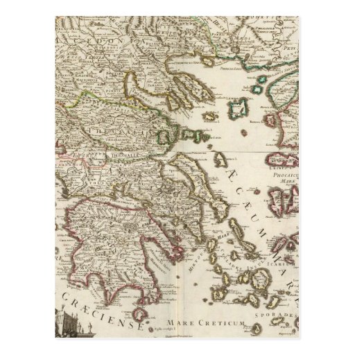 Balkan-Halbinsel, Griechenland, Mazedonien Postkarte