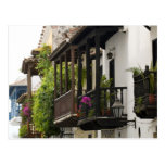 Balkone in Cartagena Postkarten