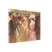 Ball beim Moulin Rouge durch Toulouse Lautrec Galerie Falt Leinwand