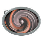 Ball in a Spiral Ovale Gürtelschnallen