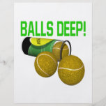 Bälle tief flyerdesign