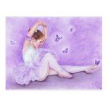 Ballerina Ballettde Papillon Postkarte