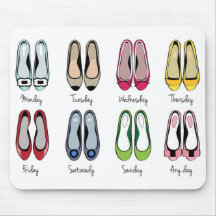 Ballerina beschuht Mousepad