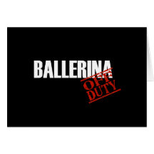 Ballerina-Dunkelheit Karten