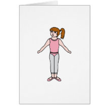 Ballerina Greeting Cards