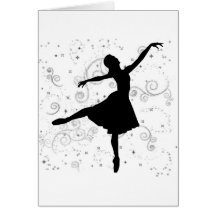 Ballerina Grußkarten