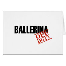 Ballerina-Licht Karte