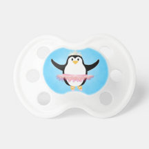 Ballerina-Pinguin Baby Schnuller