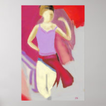 Ballerina Plakatdruck
