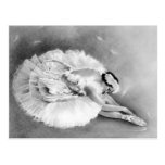Ballerina-sterbende Schwan-Postkarte