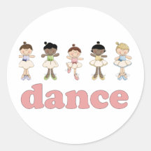 Ballerina-Tanz Sticker