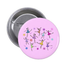 Ballerina-TanzPin Button