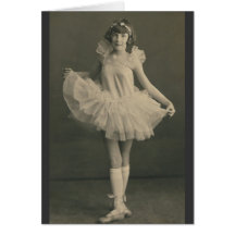 Ballerinagrußkarte