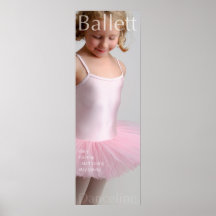 Ballett Danceline Poster 01 young ballerina