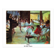 Ballett durch Edgar Degas Postkarten