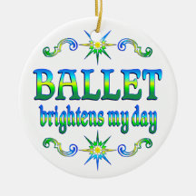 Ballett erhellt weinachtsornamente