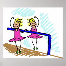 Ballett-Kind Posterdrucke
