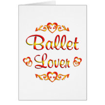 Ballett-Liebhaber Grußkarten