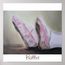 Ballett-Pantoffel - Plakat