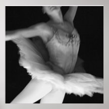 Ballett - Tanz - Ballerina 9 - Schwarzes u. Weiß Posterdrucke