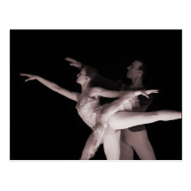 Ballett - Tanz Partners 2 - Rot Postkarten