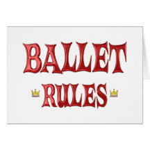 Ballett-Tanzen-Regeln Karten