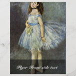 Ballett-Tänzer durch Pierre-Auguste Renoir Vollfarbige Flyer