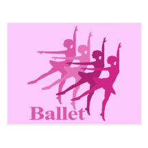 Ballett-Tänzer Postkarten