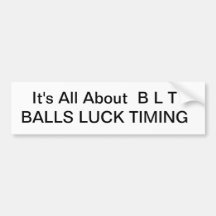Ballglück TIMING-Autoaufkleber